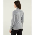 Lululemon Pullover Womens 4 Heathered Grey Forthright 1/2 Zip Photo 7