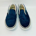 Vans  Deboss OTW Classic Slip-On Shoes in  Blue Suede size 8.5 Photo 4