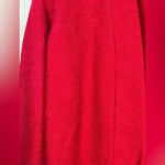 Kasper  Open Front Cardigan Sweater Red Cozy Wool Blend Women’s Size XS Photo 5