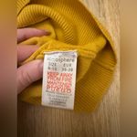 Atmosphere  women’s mustard crewneck acrylic sweater size small Photo 7