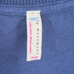 Free People  Cropped Wrap Long Sleeve Navy Top XS Photo 2