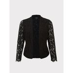 Torrid  Black Long Sheer Sleeve Blazer Jacket Size 4X/26 Photo 8