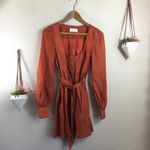 Capulet NWT Kendra spice button front mini dress Photo 9