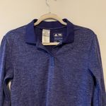 Adidas  Womens Size Medium Blue Climacool Stretch Pullover Activewear Blouse Photo 1