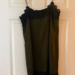 Stradivarius  Green and Black Chemise Modern Minimalist Sleepwear Photo 4