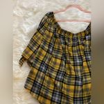 J for Justify Plus Size Plaid Off The Shoulder Blouse! Photo 5