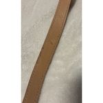 Madewell  Half Moon Crossbody Bag Light Tan Leather Clutch Purse Womens Handbag Photo 8