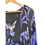 Ramy Brook New York silk Milene Floral Print Long Sleeve Mini Dress Small $465 Photo 2