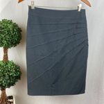 Boston Proper  Gray Knee Length Pencil Skirt 2 Photo 1