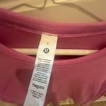 Lululemon  Pink Cropped Long Sleeve Photo 1