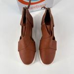 Journee Collection Seena Wedge Sneaker Sandal Cut out Size 40, brown Size 10 Photo 1