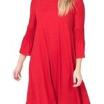 Agnes & Dora Elegant  Red Women's Dress with pockets Photo 0