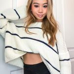 moon&madison Striped Sweater Photo 0