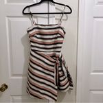Adelyn Rae  Romper Skort Striped Dress Size Medium Photo 1