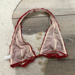 Urban Outfitters Out From Under Red Lace Halter Bralette Photo 2