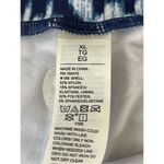 NWOT navy and whit ikat high waisted bikini bottom Size XL Blue Photo 3
