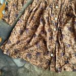 Vintage Brown Babydoll Floral Dress Photo 2