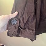 Cato  Womens Chocolate Brown Lined Blazer‎ Pockets Size 18/20 Career Wear Office Photo 3