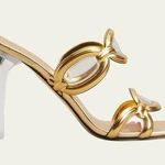 Valentino Garavani  gold clear heels Photo 0