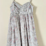 Steve Madden Vintage Shabby Chic Gray Ruffle Romantic Babydoll Cottagecore M y2k Photo 0