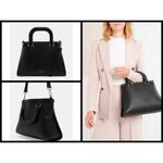 Ted Baker ππ Padded Handle Leather Tote Bag Black NWT Photo 3