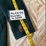 Vtg Wool Cashmere Blend Blazer Dark Green Women 16 Pea Coat Single Breasted Photo 13