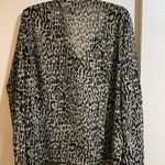 Unique spectrum  Leopard Print Sheer‎ Blouse Photo 8