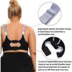 Specifixs high impact black & gray athletic workout 48D bra Black Size undefined Photo 1