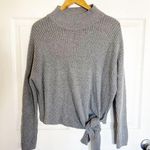 John Paul Richard Mock neck ribbed long sleeve sweater Gray, Size Large by  Photo 0