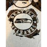NFL Team Apparel Seattle Seahawks Camo Raglan TShirt Size Small Photo 6