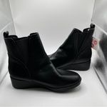 Taryn Rose NWOB  Saygee Black Wedge Heel Comfort Ankle Bootie size 8 Photo 8