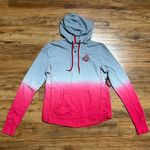 Colosseum Ohio State Buckeye  Aurelia Dip-Dye 1/4 Snap Pullover‎ Hoodie SMALL NWT Photo 0