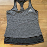 Adidas aero knit cool climate vintage gray polka dot tank top size medium Photo 0