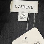 Evereve  Alexa Black Linen Double-Breasted Blazer Photo 7