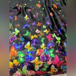 Black and Rainbow Butterfly Skort Size XL Photo 4