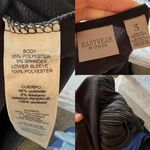 Chico's Black Pleated Sleeve Shirt Size 3 Photo 3