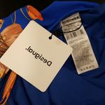 Desigual 💕💕 Cancun One Piece Swimsuit ~ Tropical Blue Floral Pattern NWT Photo 14