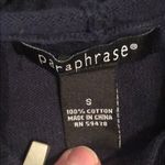 Paraphrase  EUC Navy dolman sweater jacket Photo 2