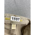 Michael Kors  MK Women's Pants Tan Brown Slim Size 2 Gold Zipper Pockets Cotton Photo 13