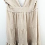 HOUSE OF HARLOW 1960 x REVOLVE | Tan Tiered Dress Maxi Tie Bow V Photo 3
