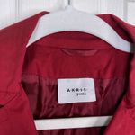 Akris Punto  Red Button Down Partial-Lined Blazer Office Size 8 Business Photo 4