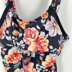 NWOT Women’s Black & Red Floral‎ One Piece Swim suit Size 2XL Black Photo 6