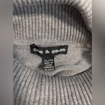 Cable & Gauge  Gray Turtleneck Sweater Photo 2