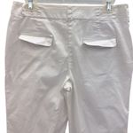 Merona White Cotton Contour Fit Cropped 2 Pocket Stretch Pants Womens 12 Photo 5