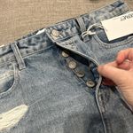 Vervet Beverly Jeans Women 31 Super High Rise Distressed Straight Button Fly New Photo 6