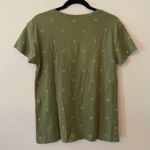Life is Good Green Sunflower Crusher-Lite Tee T-Shirt Allover Women's size Small Photo 4