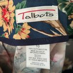 Talbots Vintage  floral maxi-pencil 100% cotton skirt - Size 10 Photo 6