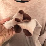 Victorias Secret PINK Utah Utes Oversized Distressed Long Sleeve Size L Tan Size L Photo 5