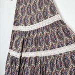 Denim & Supply Ralph Lauren Ralph Lauren Paisley Bohemian Lace Tiered Maxi Dress Small Photo 7