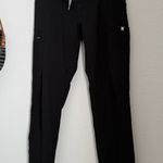 FIGS  Black High Waisted Yola Skinny Scrub Pants, Size XS Photo 0
